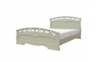 Кровать Грация-1 1,4м  Фисташка