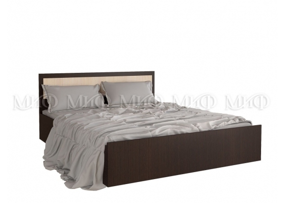 Кровать Фиеста 1,6м венге/дуб беленый с подъемным механизмом