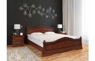 Кровать Карина-1 орех 900