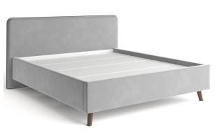 Кровать Ванесса 1,8м светло-серый Столлайн