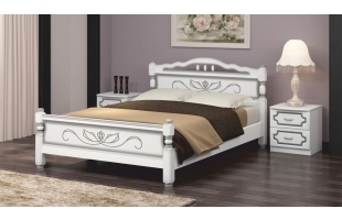 Кровать Карина-5 1200 белый жемчуг