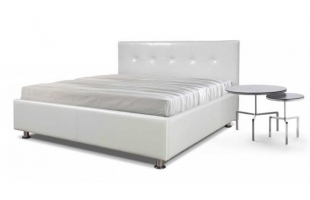 Кровать Диана 1400 белая с подъемным механизмом