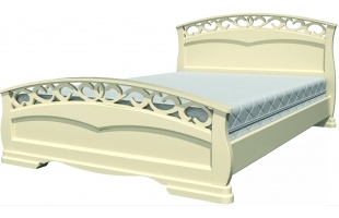 Кровать Грация-1 1,2м Слоновая кость