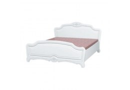 Кровать Лотос 1,6м белый жемчуг