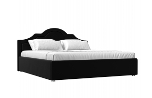Интерьерная кровать Афина 180 Экокожа Черный