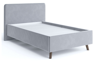 Кровать Ванесса 1,2м светло-серый Столлайн