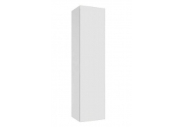 Шкаф 1-створчатый Флорис ШК-003 белый/белый глянец