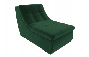 Модуль Холидей кресло Велюр Зеленый