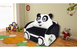Детский диван Панда (мех)