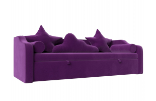 Детский диван-кровать Рико Микровельвет Фиолетовый