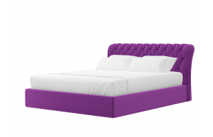 Интерьерная кровать Сицилия 160 Микровельвет Фиолетовый
