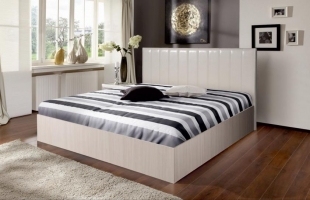 Кровать Аврора-1 1400 кремовая