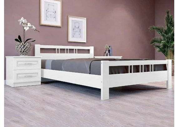 Кровать Вероника-3 Белый античный 1600