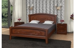 Кровать Карина-16 орех 900