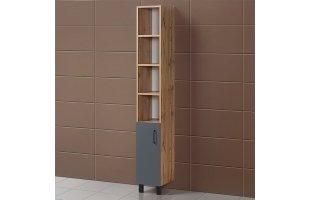 Шкаф для ванной «Акваль Лофт» 30 см. В2.4.03.3.0.1