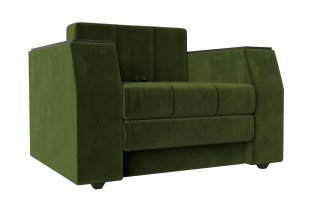 Кресло-кровать Атлантида Микровельвет Зеленый