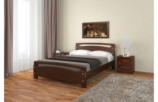 Кровать Камелия-2 дуб коньяк 1400