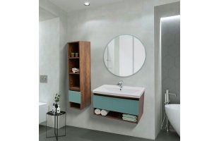 Набор мебели для ванной Акваль Нова 80 см. НОВА.80.23.36.N