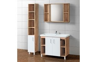 Набор мебели для ванной «Акваль Лофт», 100 см. В2.5.03.3.0.1