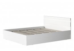 Кровать Хилтон 1,6м белый текстурный