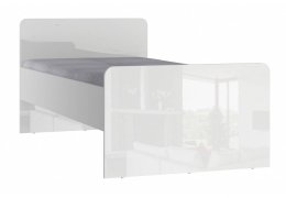 Кровать детская Модерн 0,9м бело-серый/белый глянец СТЛ.322.11