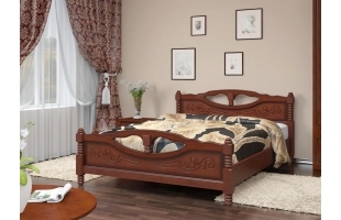 Кровать Елена-4 орех 1200