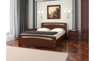 Кровать Камелия-2 орех 1400